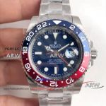 Perfect Rolex GMT-Master 2 Replica Pepsi Blue Dial Stainless Steel 40mm Watch